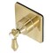 Kingston Brass KS3047BAL Single-Handle Three-Way Diverter Valve with Trim Kit, Brushed Brass KS3047BAL - alternate 1